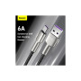 Дата кабель USB-C to USB-C 2.0m 66W metal Baseus (CAKF000201) Дата кабель USB-C to USB-C 2.0m 66W metal Baseus (CAKF000201)