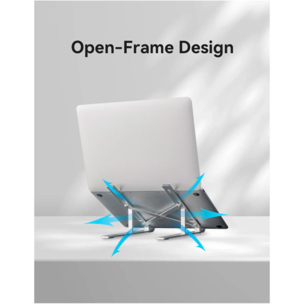 Підставка до ноутбука VENTION Laptop X-type Stand Silver Aluminum Alloy (KDMI0)