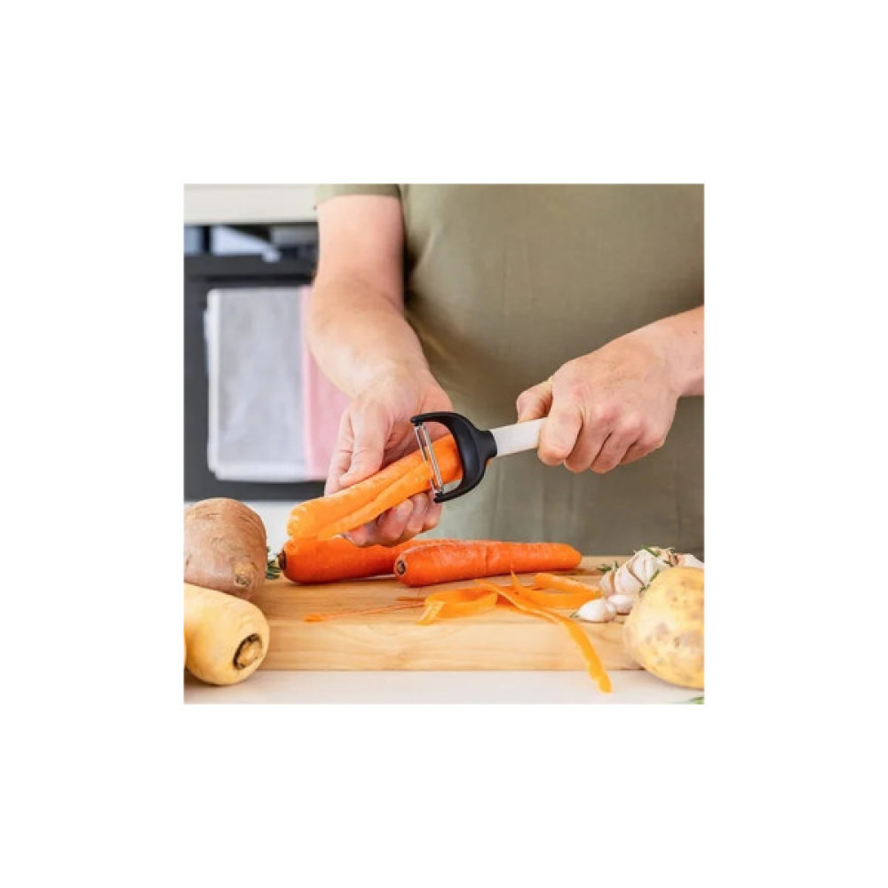 Овочечистка KitchenAid Classic горизонтальна 18 см білий (KHA145OHPNG)