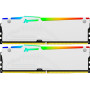 Модуль пам'яті для комп'ютера DDR5 64GB (2x32GB) 5200 MHz FURY Beast White RGB Kingston Fury (ex.HyperX) (KF552C40BWAK2-64) Модуль пам'яті для комп'ютера DDR5 64GB (2x32GB) 5200 MHz FURY Beast White RGB Kingston Fury (ex.HyperX) (KF552C40BWAK2-64)