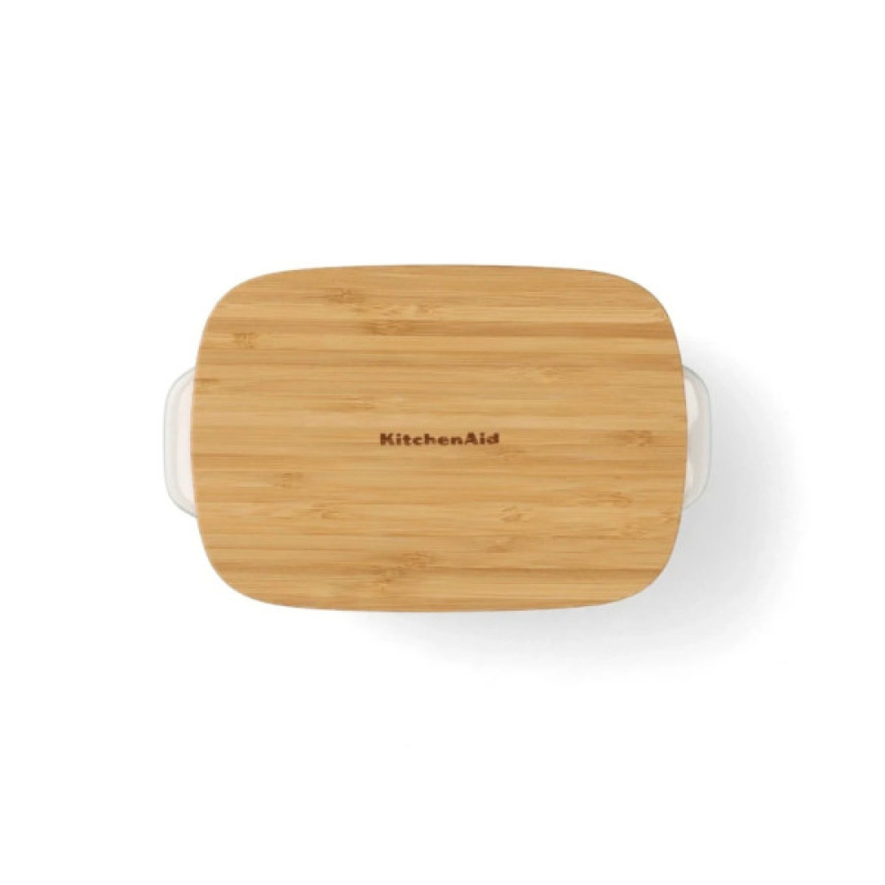 Форма для випікання KitchenAid з кришкою керамогранітна 0,9 л Фісташкова (CC007424-001)