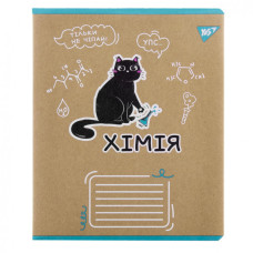 Зошит Yes предметний ХІМІЯ Black cat 48 аркушів, клітинка (767468)