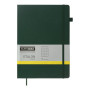 Книга записна Buromax Etalon 210x295 мм 96 аркушів в клітинку обкладинка зі штучної шкіри Зелений (BM.294160-04) Книга записна Buromax Etalon 210x295 мм 96 аркушів в клітинку обкладинка зі штучної шкіри Зелений (BM.294160-04)