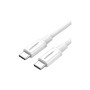 Дата кабель USB-C to USB-C 0.5m 3A 60W US264 white Ugreen (60517) Дата кабель USB-C to USB-C 0.5m 3A 60W US264 white Ugreen (60517)
