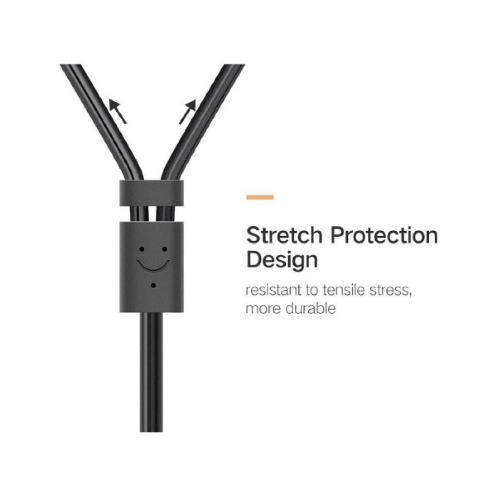 Кабель мультимедійний 3.5mm M to 2xRCA M 2.0m AV102 black Ugreen (10510)