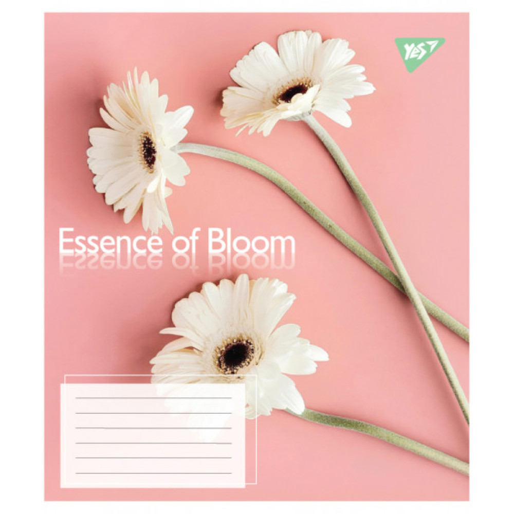 Зошит Yes Essence of Bloom А5 60 аркушів клітинка (767723)