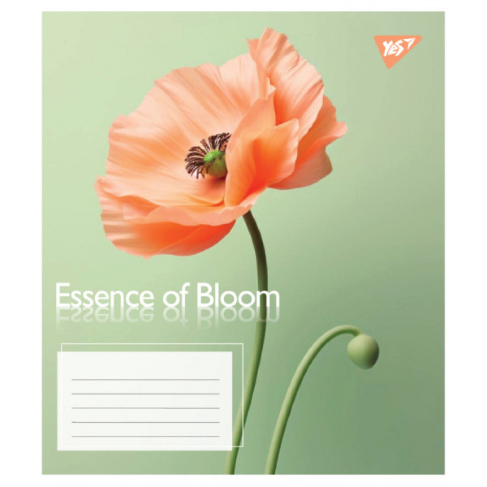Зошит Yes Essence of Bloom А5 60 аркушів клітинка (767723)