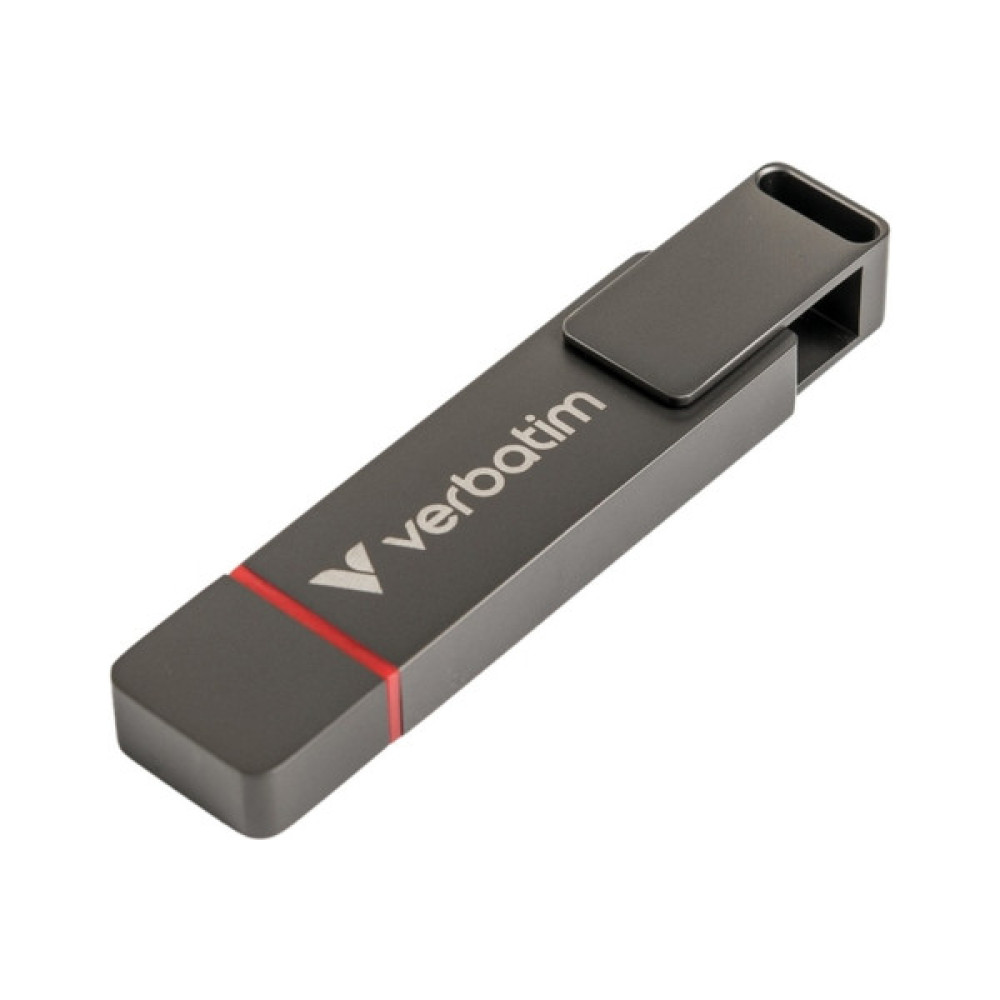 USB флеш накопичувач Verbatim 512GB QuickStick USB 3.2/USB-C (32042)