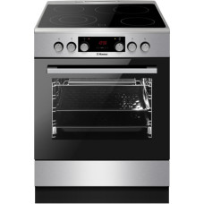 Плита Hansa електрична склокерамічна, 60х60см, 65л, дисплей, нержавіюча сталь