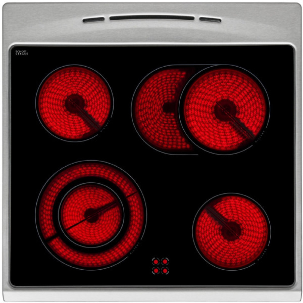 Плита Hansa електрична склокерамічна, 60х60см, 65л, дисплей, нержавіюча сталь