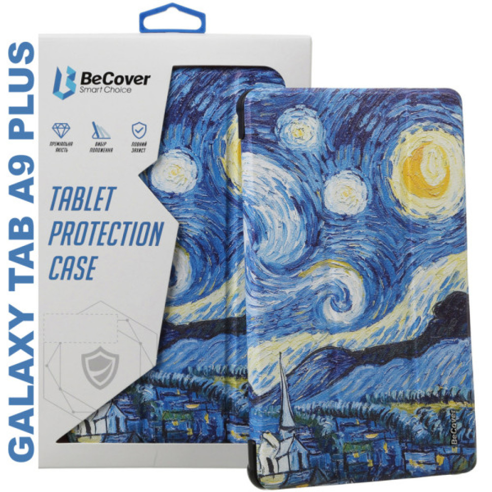 Чохол до планшета BeCover Smart Case Samsung Tab A9 Plus SM-X210/SM-X215/SM-X216 11.0" Night (710320) Чохол до планшета BeCover Smart Case Samsung Tab A9 Plus SM-X210/SM-X215/SM-X216 11.0" Night (710320)