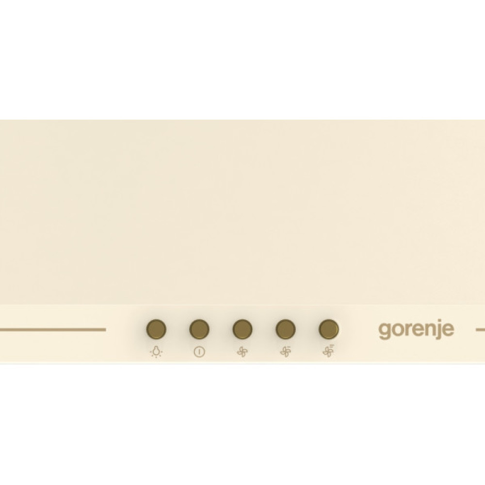 Витяжка Gorenje купольна, 60см, 650м3ч, бежевий