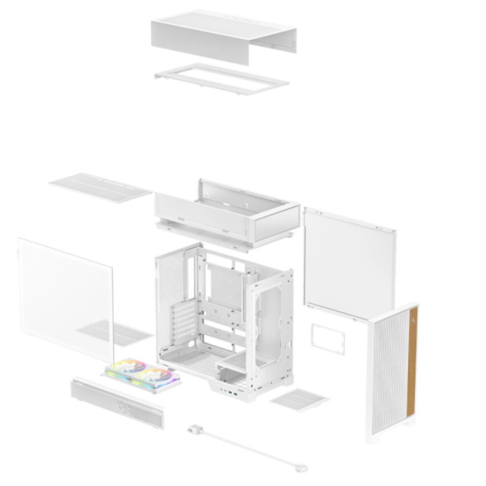 Корпус для ПК Deepcool CL660 White (R-CL660-WHNNA0-G-1)