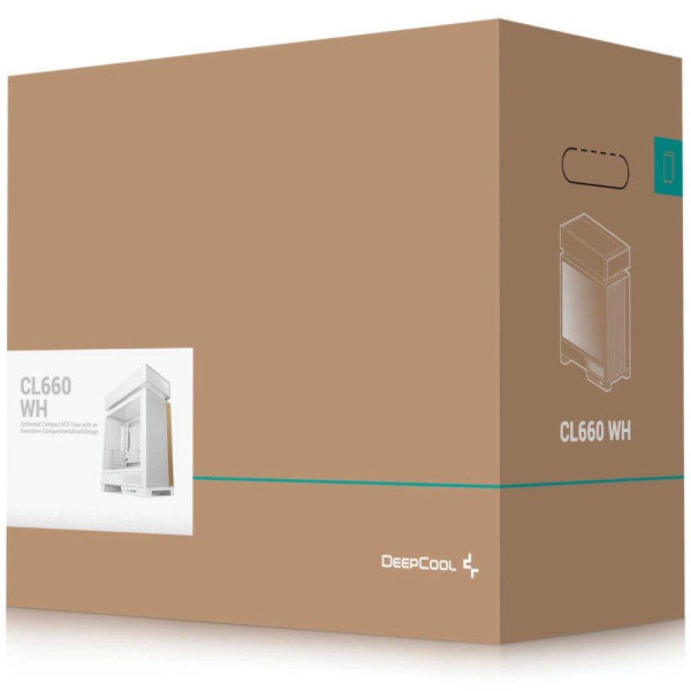 Корпус для ПК Deepcool CL660 White (R-CL660-WHNNA0-G-1)