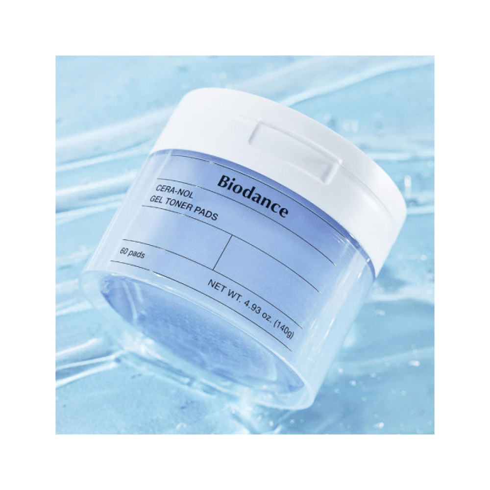 Патчі для обличчя Biodance Cera-Nol Gel Toner Pads 60 шт. (8809937361206)