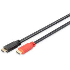 Кабель DIGITUS HDMI (M/M), 4K, High speed, активний, 10м, чорний
