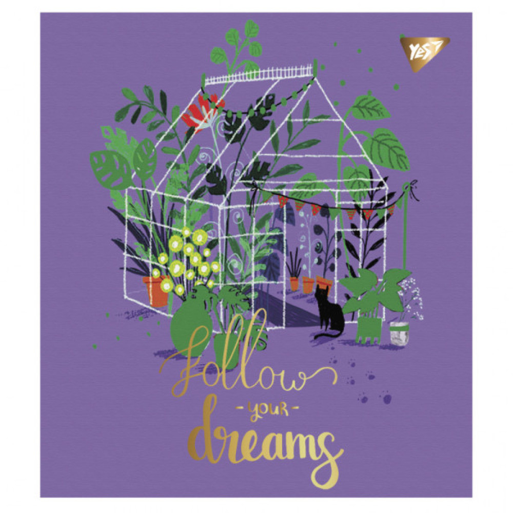 Зошит Yes А5 Follow your dreams 48 аркушів клітинка (766872)