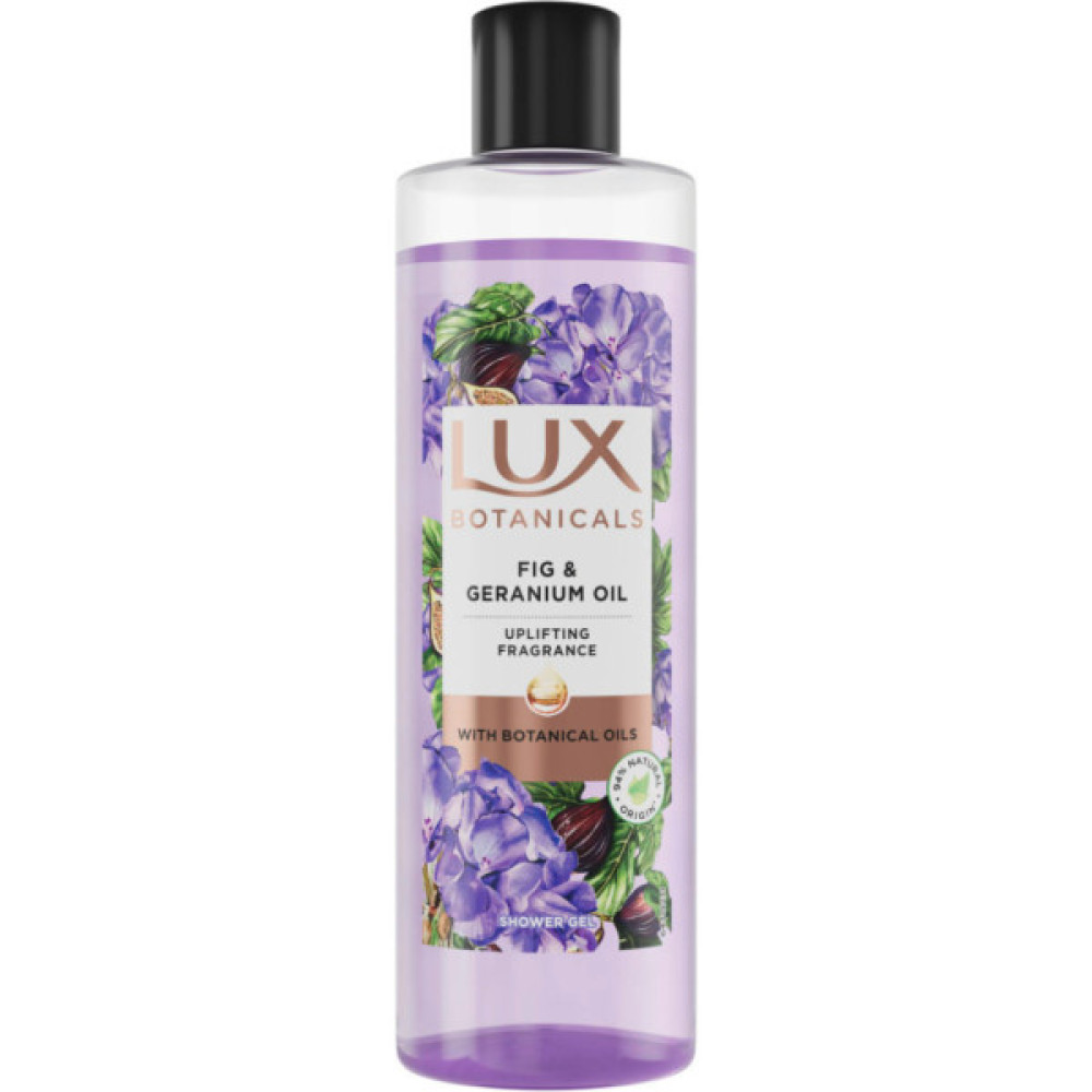 Гель для душу Lux Botanicals Інжир та олія герані 480 мл (8720181499821)