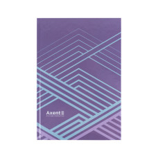 Книга записна Axent Lines А4, 96 аркушів, клітинка, бузкова (8422-583-A)