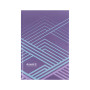 Книга записна Axent Lines А4, 96 аркушів, клітинка, бузкова (8422-583-A)