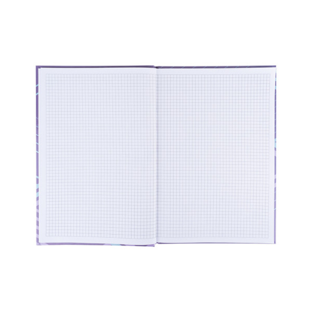 Книга записна Axent Lines А4, 96 аркушів, клітинка, бузкова (8422-583-A)