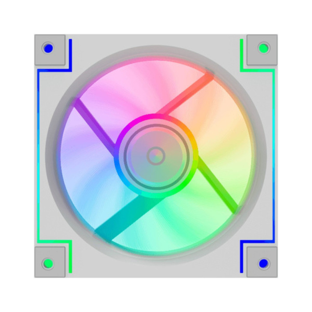 Кулер до корпусу Gamemax RD300 WH