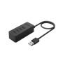 Концентратор Orico USB 2.0 4 port (W5P-U2-030-BK-PRO) (CA911424) Концентратор Orico USB 2.0 4 port (W5P-U2-030-BK-PRO) (CA911424)