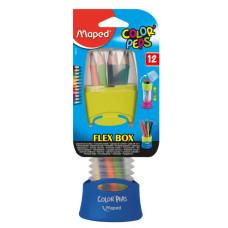 Олівці кольорові Maped Color Peps Classic 12 кол. розсувний пенал (MP.683212)