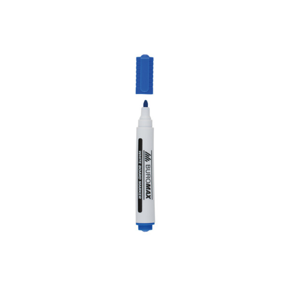 Маркер Buromax для магнітних дошок, синій, 2-4 мм, спиртова основа (BM.8800-02)