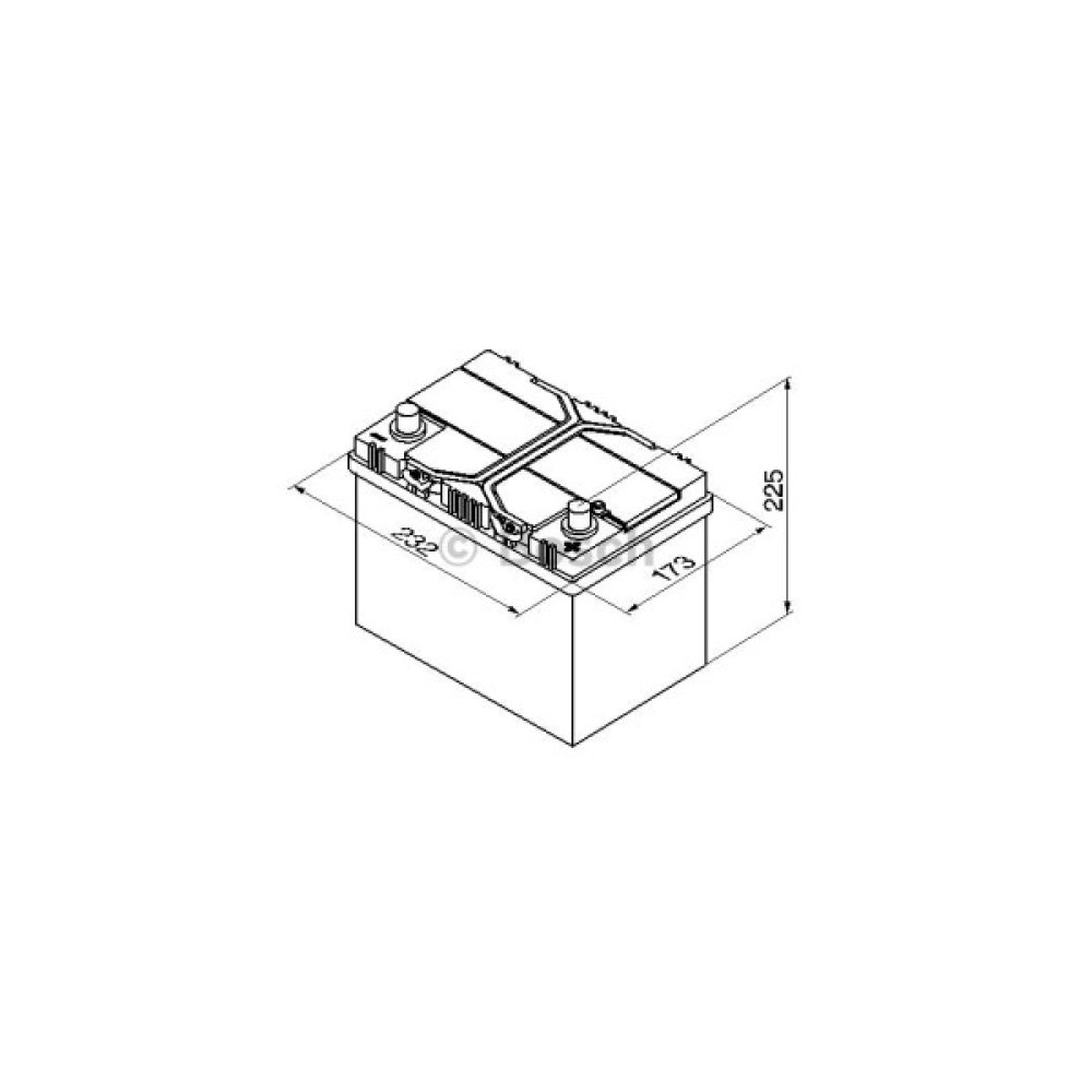 Акумулятор автомобільний Bosch 60А (0 092 S40 240)