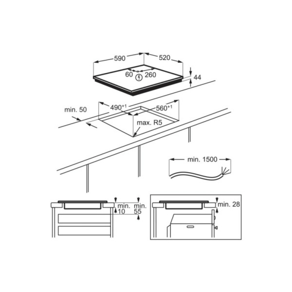 Варочна поверхня Electrolux EIS62453