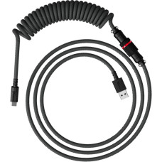 Дата кабель USB 2.0 AM to USB-C 1.37m coiled gray-black HyperX (6J679AA)