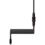 Дата кабель USB 2.0 AM to USB-C 1.37m coiled gray-black HyperX (6J679AA)