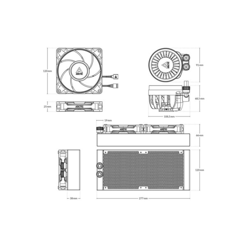 Система рідинного охолодження Arctic ACFRE00178A