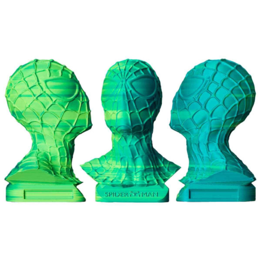Пластик для 3D-принтера AzureFilm PLA Dual Original 1,75mm 1kg BLUE - GREEN (FP171-5057)