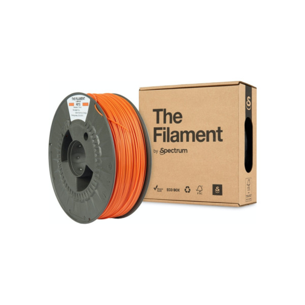 Пластик для 3D-принтера The Filament PETG 1.75mm MACHINERY ORANGE 1kg (TF-24024)