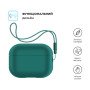 Чохол для навушників Armorstandart Silicone Case with straps для Apple Airpods Pro 2 Dark Green (ARM68612) Чохол для навушників Armorstandart Silicone Case with straps для Apple Airpods Pro 2 Dark Green (ARM68612)