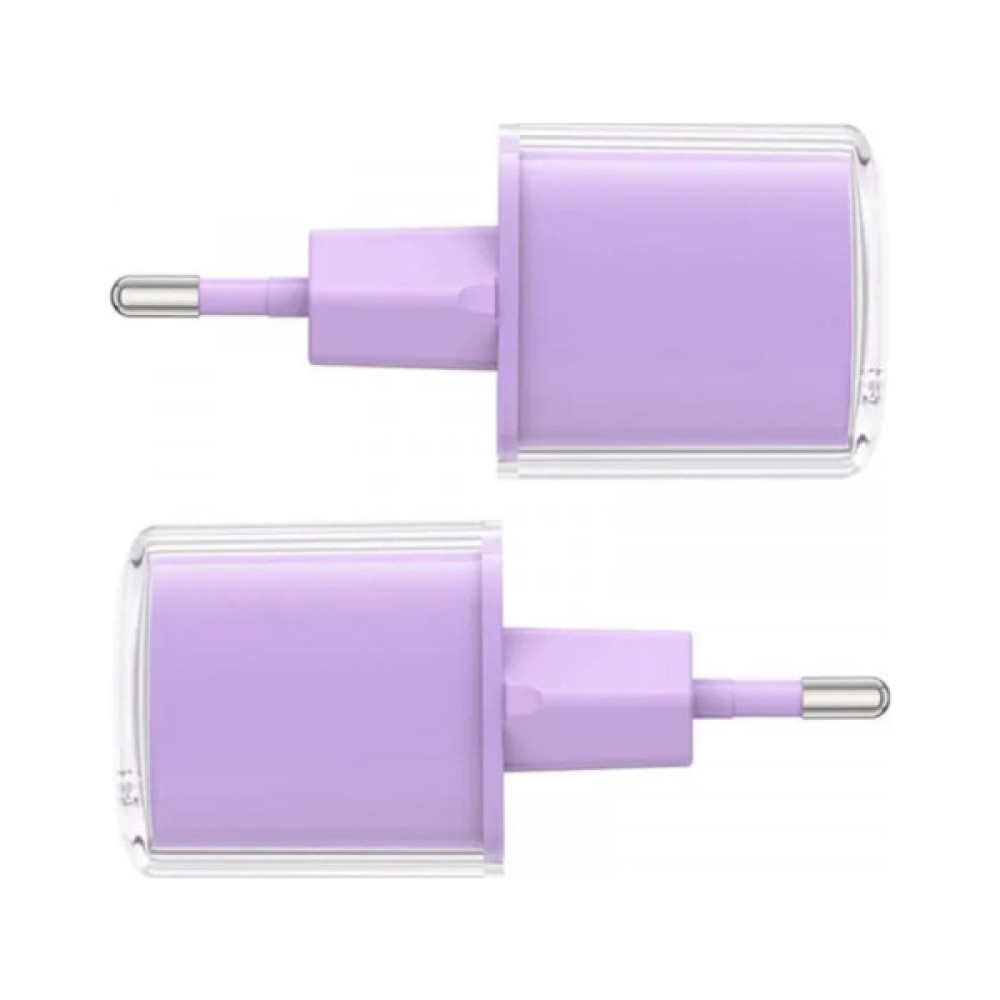 Зарядний пристрій Acefast 1xUSB-C 30W Gan A53 Fast Charger alfalfa purple (6974316282365)