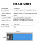 Кишеня зовнішня Dynamode M.2 SSD NVMe/SATA combo ч-з USB3.2 GEN2 Type-C (DM-CAD-SSD09) Кишеня зовнішня Dynamode M.2 SSD NVMe/SATA combo ч-з USB3.2 GEN2 Type-C (DM-CAD-SSD09)