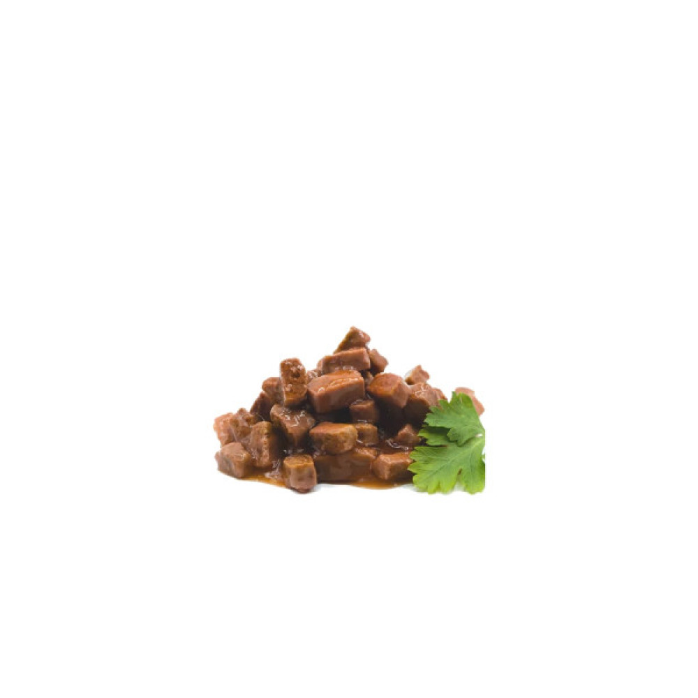 Вологий корм для кішок Пан Кот яловичина в соусі 100 г (4820111141029)