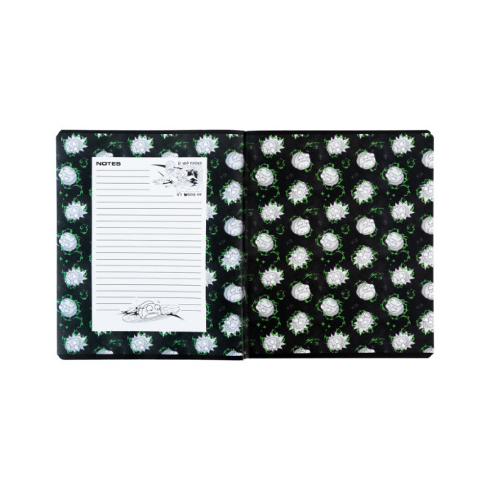 Зошит Kite Rick and Morty 48 аркушів, клітинка (RM24-259)