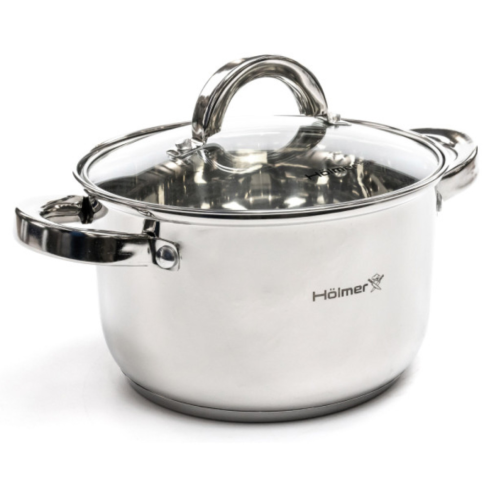 Каструля Hölmer з кришкою 2,6л (CR-18426-SS)