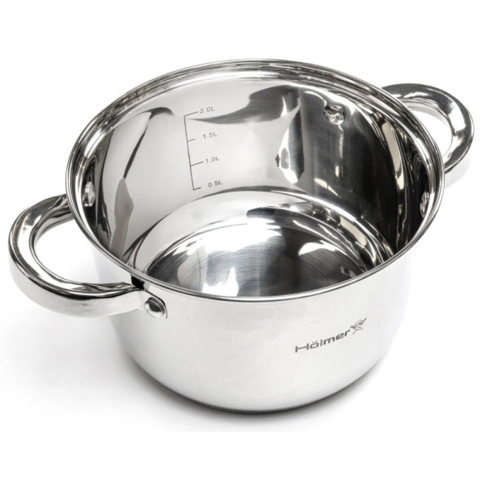Каструля Hölmer з кришкою 2,6л (CR-18426-SS)