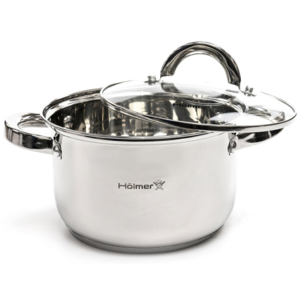 Каструля Hölmer з кришкою 2,6л (CR-18426-SS)