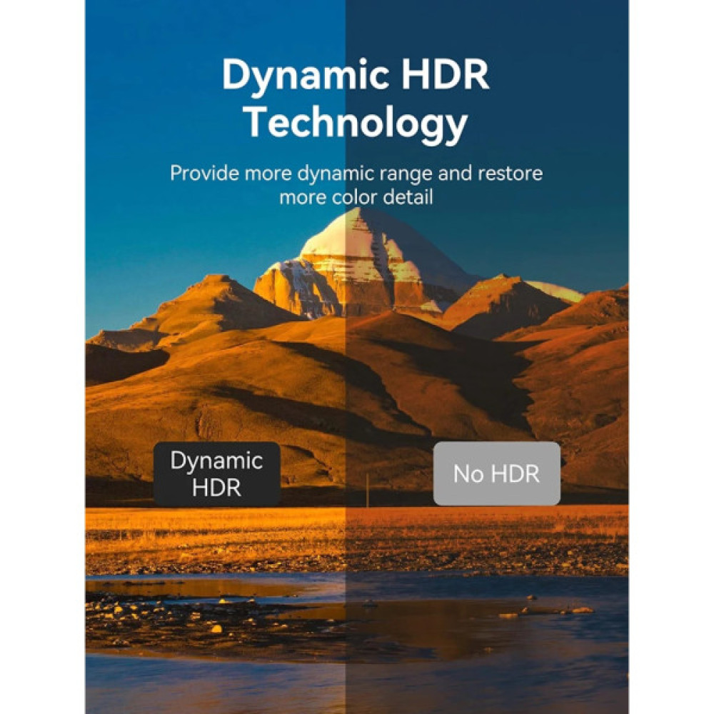 Кабель мультимедійний HDMI M to HDMI M 5.0m 8K cotton braided blue Vention (ALGLJ)