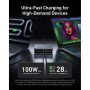 Зарядний пристрій Anker GaNPrime 200W 4xUSB-C PD + 2xUSB-A Black (A2683341)