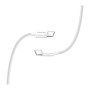 Дата кабель USB-C to USB-C 2.0m 5A 100W zinc alloy braided white ColorWay (CW-CBPDCC099-WT)