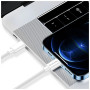 Дата кабель USB-C to USB-C 2.0m 5A 100W zinc alloy braided white ColorWay (CW-CBPDCC099-WT)