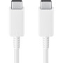Дата кабель USB-C to USB-C 1.8m White 5A Samsung (EP-DX510JWRGRU) Дата кабель USB-C to USB-C 1.8m White 5A Samsung (EP-DX510JWRGRU)