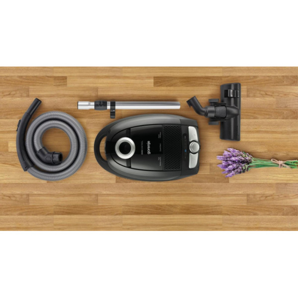 Пилосос Gorenje мішковий, 800Вт, конт пил -3л, HEPA, телескоп трубка, чорний